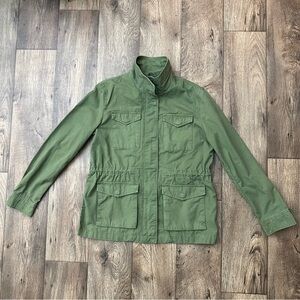 Levis Jacket Women Size Small Army Green Utility Military Field Jacket